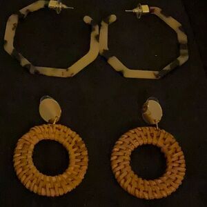 SUMMERTIME  EARRINGS COLLECTION. TWO SETS FUN AND LIVELY